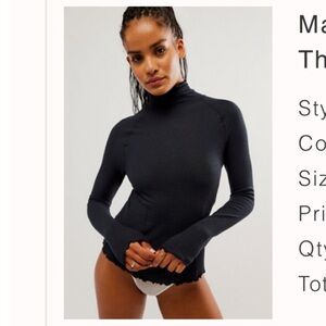 NWOT Make It Easy Thermal Long Sleeve